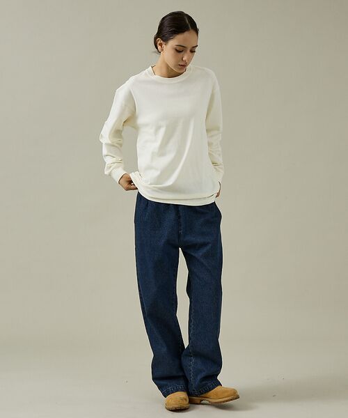 ABAHOUSE / アバハウス Tシャツ | 【JEMORGAN / ジェーイーモーガン】ピグメント染めクルーL/S-T/ロン | 詳細2