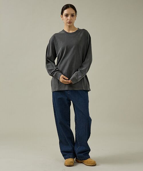 ABAHOUSE / アバハウス Tシャツ | 【JEMORGAN / ジェーイーモーガン】ピグメント染めクルーL/S-T/ロン | 詳細5