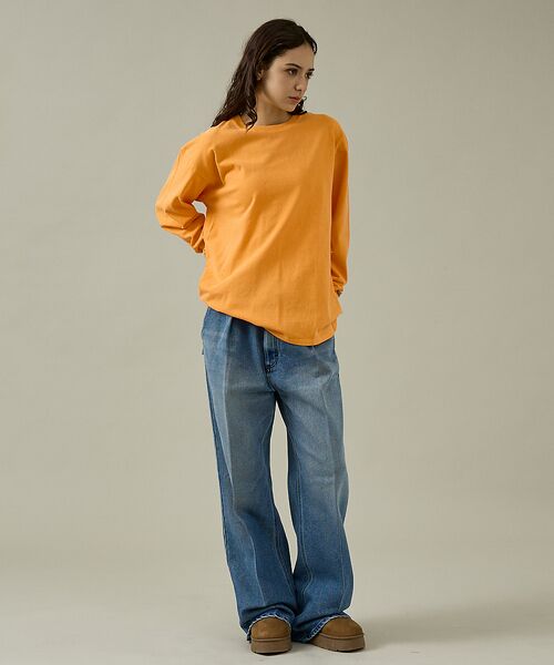 ABAHOUSE / アバハウス Tシャツ | 【JEMORGAN / ジェーイーモーガン】ピグメント染めクルーL/S-T/ロン | 詳細8