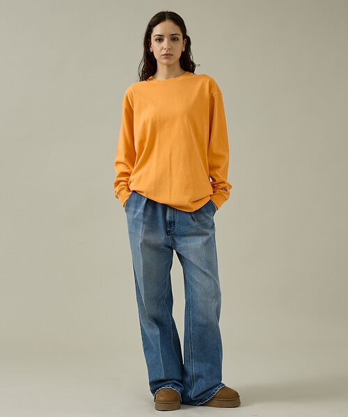 ABAHOUSE / アバハウス Tシャツ | 【JEMORGAN / ジェーイーモーガン】ピグメント染めクルーL/S-T/ロン | 詳細9