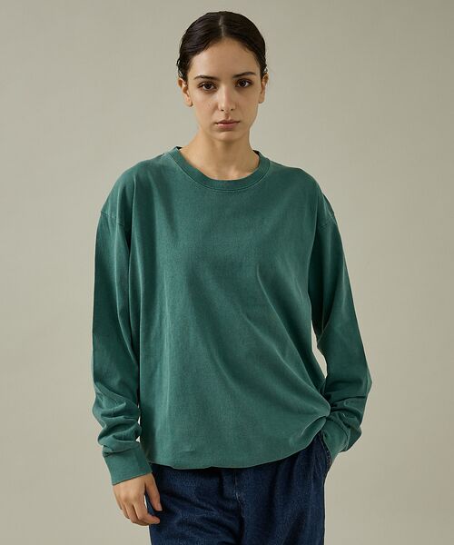 ABAHOUSE / アバハウス Tシャツ | 【JEMORGAN / ジェーイーモーガン】ピグメント染めクルーL/S-T/ロン | 詳細11