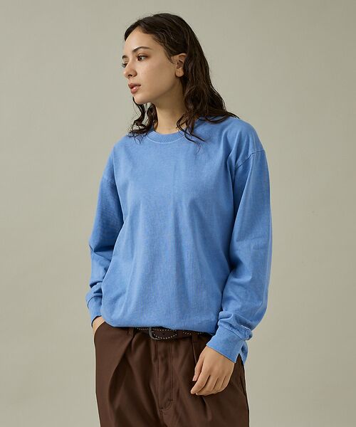 ABAHOUSE / アバハウス Tシャツ | 【JEMORGAN / ジェーイーモーガン】ピグメント染めクルーL/S-T/ロン | 詳細14