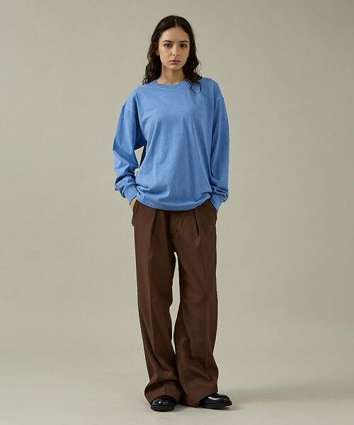 ABAHOUSE / アバハウス Tシャツ | 【JEMORGAN / ジェーイーモーガン】ピグメント染めクルーL/S-T/ロン | 詳細16