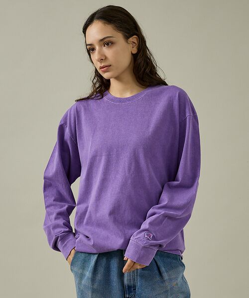 ABAHOUSE / アバハウス Tシャツ | 【JEMORGAN / ジェーイーモーガン】ピグメント染めクルーL/S-T/ロン | 詳細18