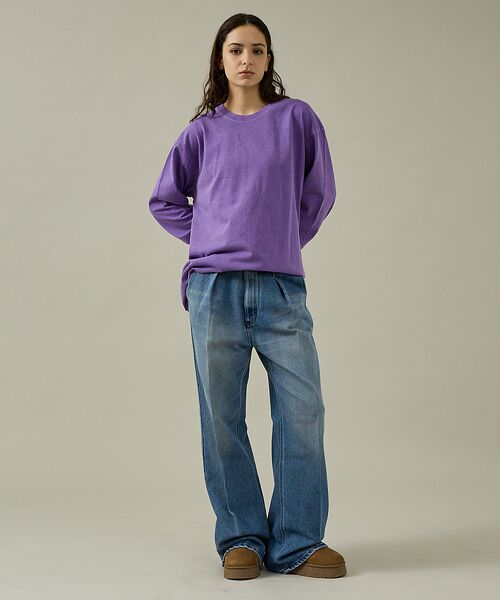 ABAHOUSE / アバハウス Tシャツ | 【JEMORGAN / ジェーイーモーガン】ピグメント染めクルーL/S-T/ロン | 詳細19