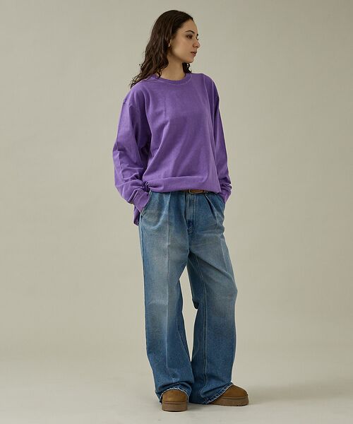 ABAHOUSE / アバハウス Tシャツ | 【JEMORGAN / ジェーイーモーガン】ピグメント染めクルーL/S-T/ロン | 詳細20