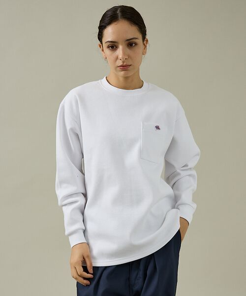 ABAHOUSE / アバハウス Tシャツ | 【JEMORGAN/ジェーイーモーガン】カノコフリースクルー/サーマル/クルーネ | 詳細1