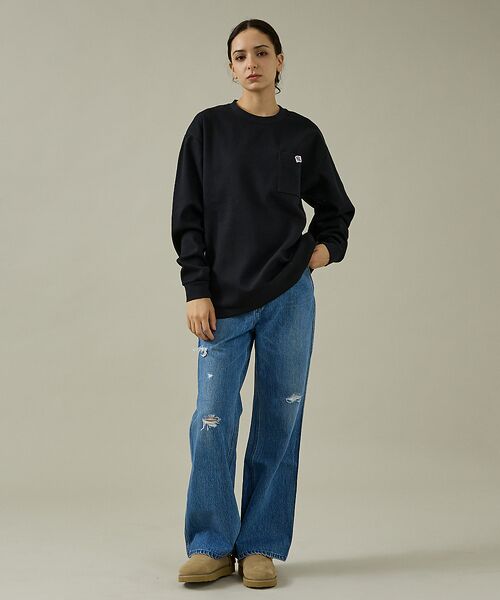 ABAHOUSE / アバハウス Tシャツ | 【JEMORGAN/ジェーイーモーガン】カノコフリースクルー/サーマル/クルーネ | 詳細10