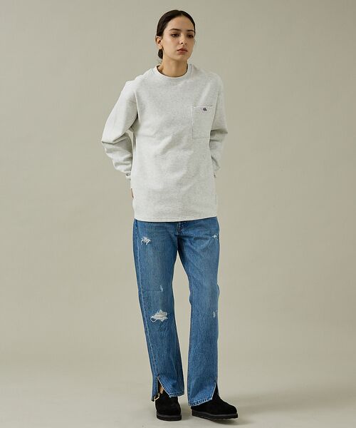 ABAHOUSE / アバハウス Tシャツ | 【JEMORGAN/ジェーイーモーガン】カノコフリースクルー/サーマル/クルーネ | 詳細13