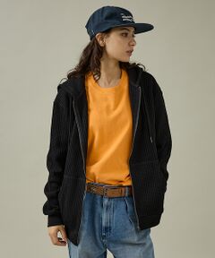 ABAHOUSE / アバハウス パーカー | 【JEMORGAN /ジェーイーモーガン】ビッグワッフルWジップパーカー/フーデ