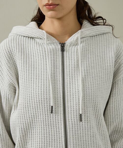 ABAHOUSE / アバハウス パーカー | 【JEMORGAN /ジェーイーモーガン】ビッグワッフルWジップパーカー/フーデ | 詳細8