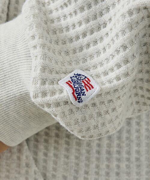 ABAHOUSE / アバハウス パーカー | 【JEMORGAN /ジェーイーモーガン】ビッグワッフルWジップパーカー/フーデ | 詳細9