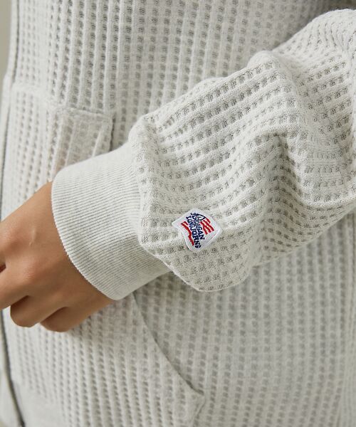 ABAHOUSE / アバハウス パーカー | 【JEMORGAN /ジェーイーモーガン】ビッグワッフルWジップパーカー/フーデ | 詳細10