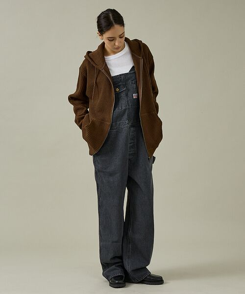 ABAHOUSE / アバハウス パーカー | 【JEMORGAN /ジェーイーモーガン】ビッグワッフルWジップパーカー/フーデ | 詳細19