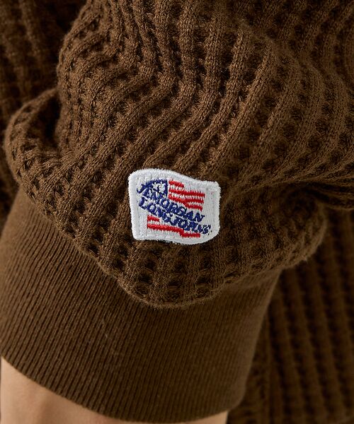 ABAHOUSE / アバハウス パーカー | 【JEMORGAN /ジェーイーモーガン】ビッグワッフルWジップパーカー/フーデ | 詳細20