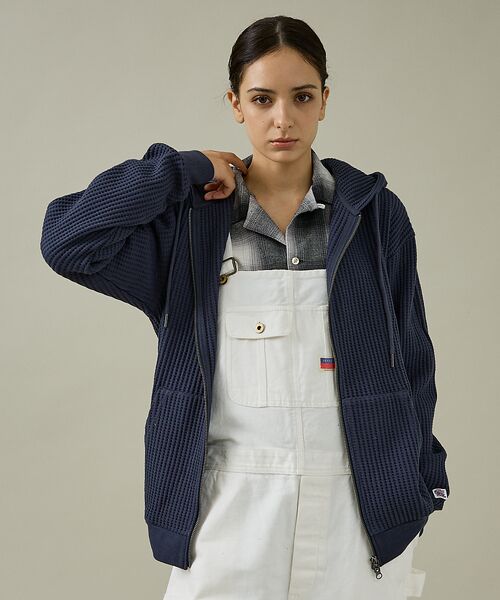 ABAHOUSE / アバハウス パーカー | 【JEMORGAN /ジェーイーモーガン】ビッグワッフルWジップパーカー/フーデ | 詳細22