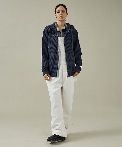 ABAHOUSE / アバハウス パーカー | 【JEMORGAN /ジェーイーモーガン】ビッグワッフルWジップパーカー/フーデ | 詳細24