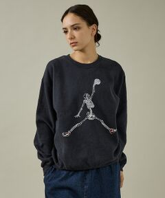ABAHOUSE / アバハウス スウェット | 【THRIFTY LOOK 】JUMP SKULL CREW SWEAT/ユーズ