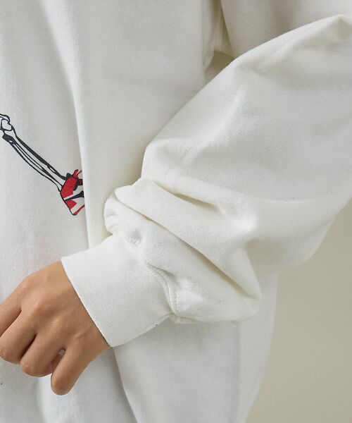 ABAHOUSE / アバハウス スウェット | 【THRIFTY LOOK 】JUMP SKULL CREW SWEAT/ユーズ | 詳細20