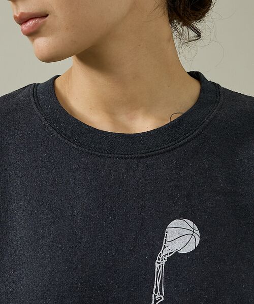 ABAHOUSE / アバハウス スウェット | 【THRIFTY LOOK 】JUMP SKULL CREW SWEAT/ユーズ | 詳細24