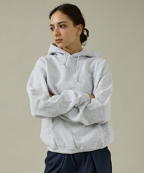 ABAHOUSE / アバハウス パーカー | 【THRIFTY LOOK 】JUMP SKULL PULL HOODIE/パー(グレー)