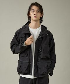 ABAHOUSE / アバハウス ブルゾン | 【NoiR / ノワール】Connect Hooded / コネクトフーディ/N