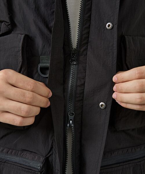 ABAHOUSE / アバハウス ブルゾン | 【NoiR / ノワール】Connect Hooded / コネクトフーディ/N | 詳細11
