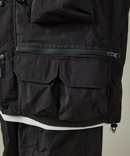 ABAHOUSE / アバハウス ブルゾン | 【NoiR / ノワール】Connect Hooded / コネクトフーディ/N | 詳細13