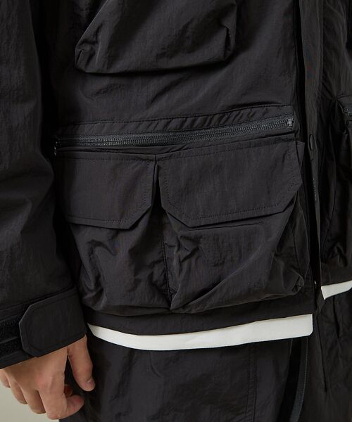 ABAHOUSE / アバハウス ブルゾン | 【NoiR / ノワール】Connect Hooded / コネクトフーディ/N | 詳細15