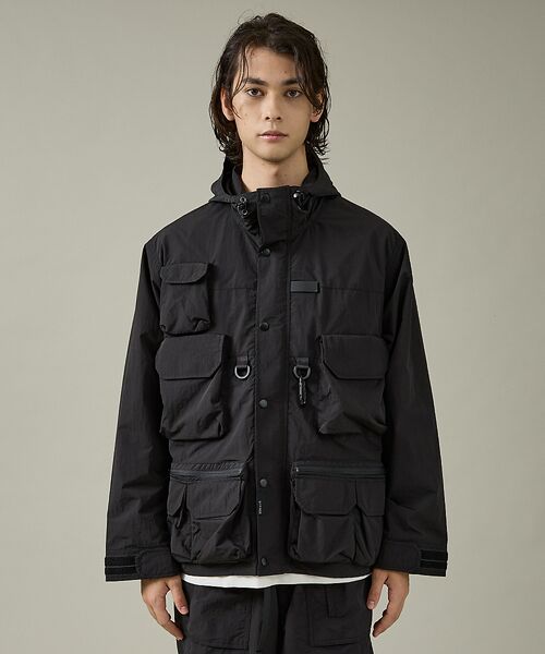 ABAHOUSE / アバハウス ブルゾン | 【NoiR / ノワール】Connect Hooded / コネクトフーディ/N | 詳細5