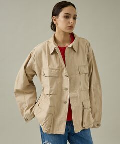 ABAHOUSE / アバハウス ミリタリージャケット・コート | 【U.SMILITARY】COTTON RIPJACKET/ミリタリー/ジャケッ