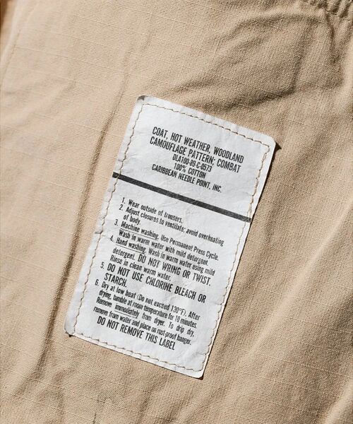 ABAHOUSE / アバハウス ミリタリージャケット・コート | 【U.SMILITARY】COTTON RIPJACKET/ミリタリー/ジャケッ | 詳細7