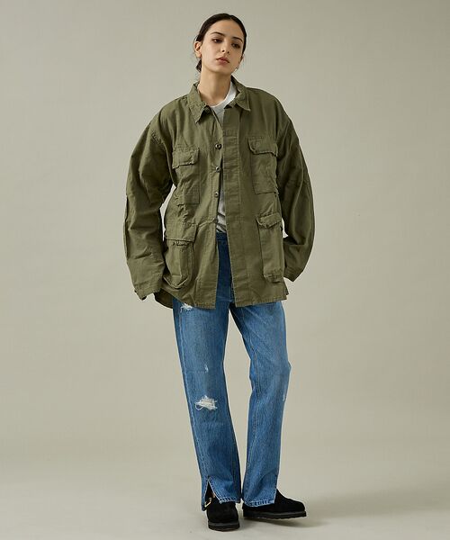 ABAHOUSE / アバハウス ミリタリージャケット・コート | 【U.S MILITARY】 BDU FATIGUE JACKET COTTON | 詳細1