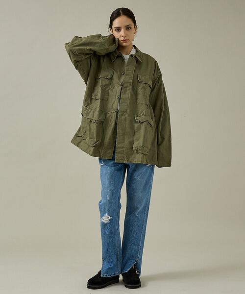 ABAHOUSE / アバハウス ミリタリージャケット・コート | 【U.S MILITARY】 BDU FATIGUE JACKET COTTON | 詳細2