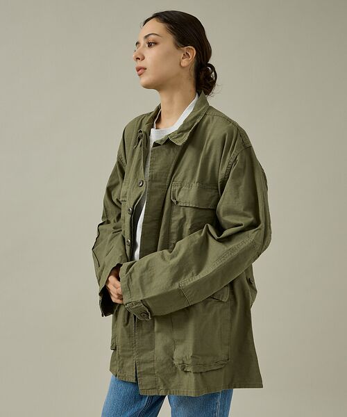 ABAHOUSE / アバハウス ミリタリージャケット・コート | 【U.S MILITARY】 BDU FATIGUE JACKET COTTON | 詳細3