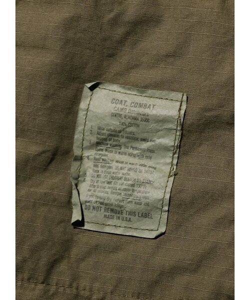 ABAHOUSE / アバハウス ミリタリージャケット・コート | 【U.S MILITARY】 BDU FATIGUE JACKET COTTON | 詳細9
