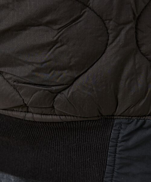 ABAHOUSE / アバハウス ベスト | 【MADE IN STANDARD】 BLACK MA-1 VEST REVER | 詳細15