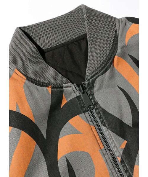 ABAHOUSE / アバハウス ベスト | 【MADE IN STANDARD】PRINTED MA-1 VEST REVE | 詳細2