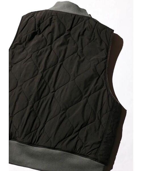 ABAHOUSE / アバハウス ベスト | 【MADE IN STANDARD】PRINTED MA-1 VEST REVE | 詳細26