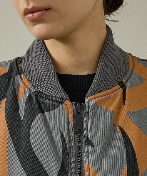 ABAHOUSE / アバハウス ベスト | 【MADE IN STANDARD】PRINTED MA-1 VEST REVE | 詳細14