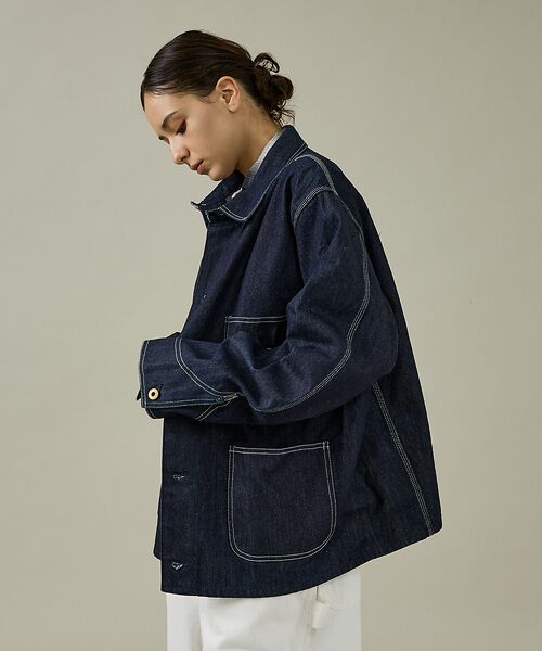 ABAHOUSE / アバハウス ブルゾン | 【PENNEY'S 】10oz DENIM ENGINEER SHORT JAC | 詳細1