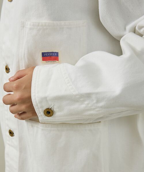 ABAHOUSE / アバハウス ブルゾン | 【PENNEY'S 】10oz DENIM ENGINEER SHORT JAC | 詳細13