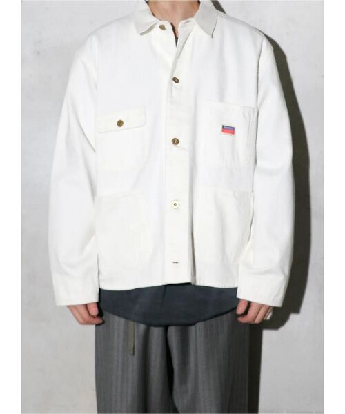 ABAHOUSE/アバハウス 【PENNEY'S 】10oz DENIM ENGINEER SHORT JAC ホワイト M ABAHOUSE/アバハウス 【PENNEY'S 】10oz DENIM ENGINEER SHORT JAC ホワイト M