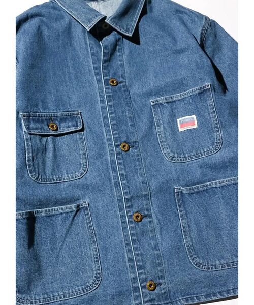 ABAHOUSE / アバハウス Gジャン・デニムジャケット | 【PENNEY'S】 10oz DENIM ENGINEER SHORT JAC | 詳細3