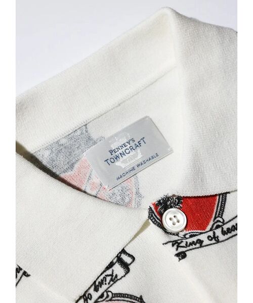 ABAHOUSE / アバハウス カーディガン・ボレロ | 【TOWNCRAFT 】PRINTED POLO CARDIGAN/ポロカーディ | 詳細7