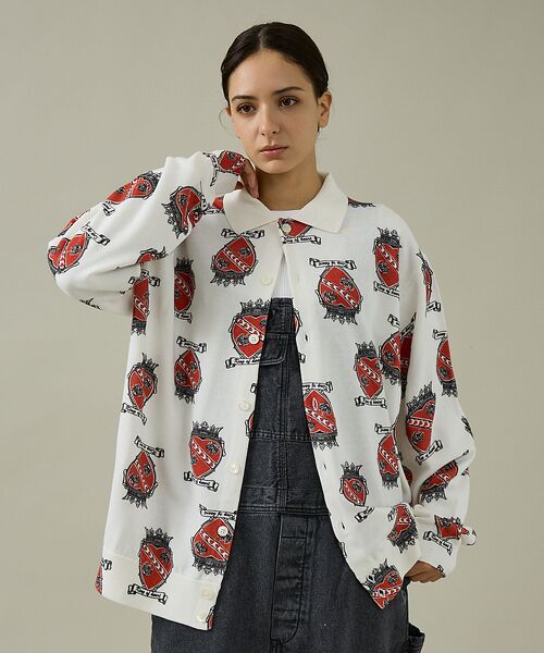 ABAHOUSE / アバハウス カーディガン・ボレロ | 【TOWNCRAFT 】PRINTED POLO CARDIGAN/ポロカーディ | 詳細8