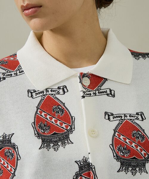 ABAHOUSE / アバハウス カーディガン・ボレロ | 【TOWNCRAFT 】PRINTED POLO CARDIGAN/ポロカーディ | 詳細9