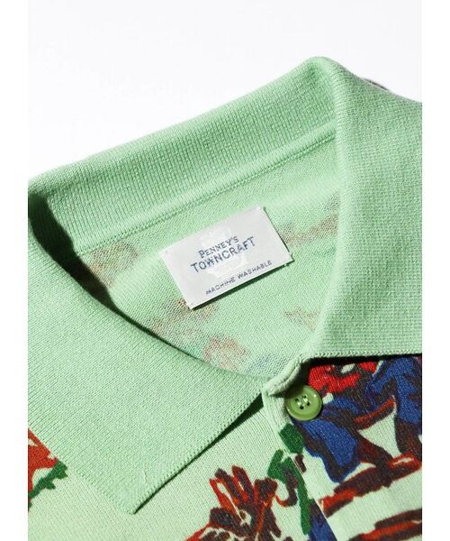 ABAHOUSE / アバハウス カーディガン・ボレロ | 【TOWNCRAFT 】PRINTED POLO CARDIGAN/ポロカーディ | 詳細18