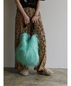 ABAHOUSE / アバハウス ショルダーバッグ | 【cheek/チーク】monster one shoulder/ファーバッグ/シ