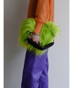 ABAHOUSE / アバハウス ショルダーバッグ | 【cheek/チーク】monster one shoulder/ファーバッグ/シ